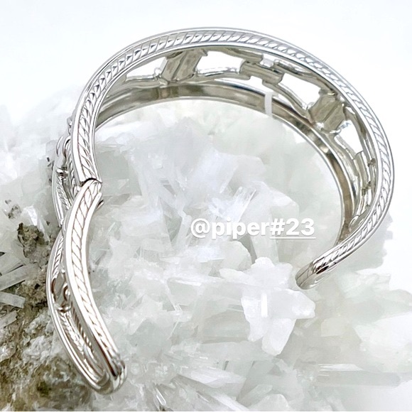 NWT Judith Ripka Fine Jewelry Diamond Vienna Cuff Bracelet 7 1/4” - Picture 10 of 16